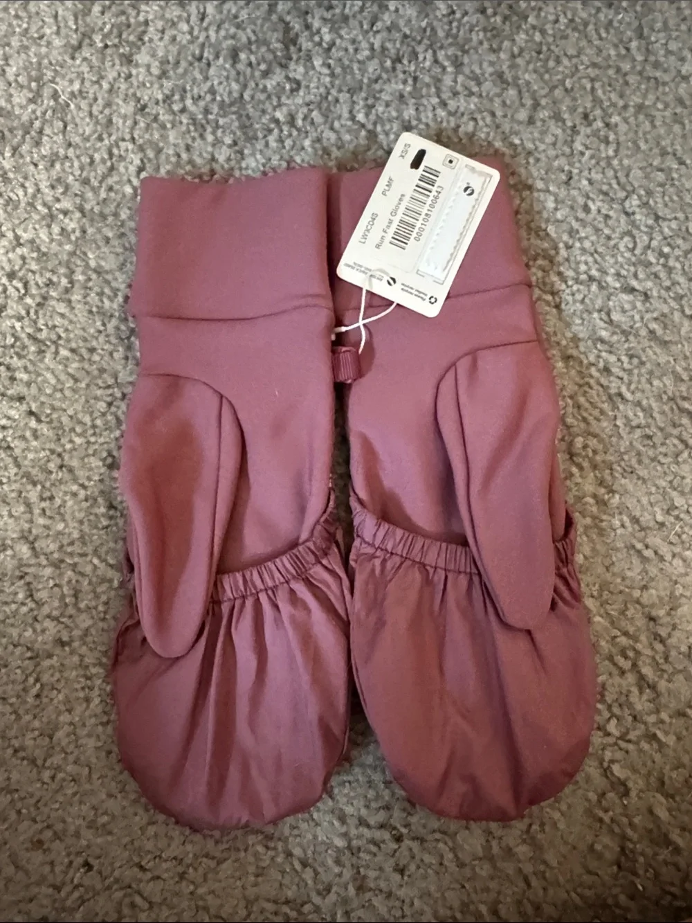 lululemon athletica run fast gloves - xs/s